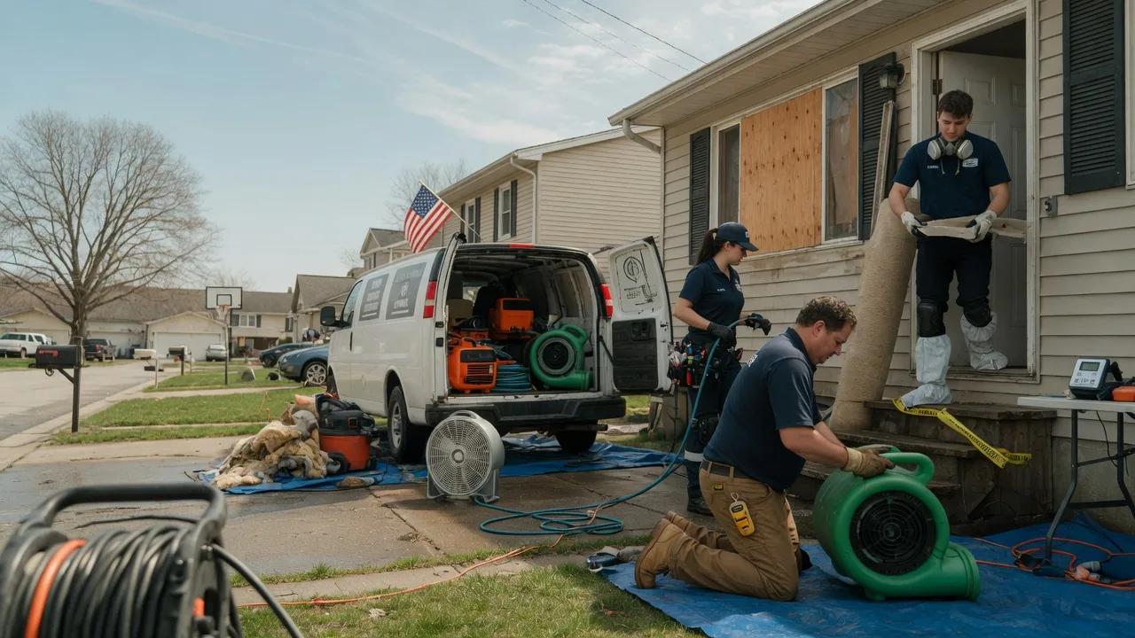 Water Damage Restoration in Centerville, KS near me